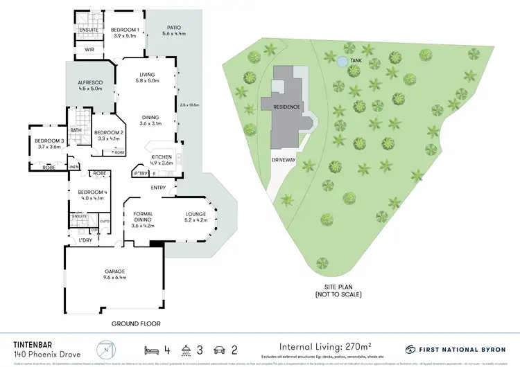 Floorplan of Homely house listing, 140 Phoenix Drive, Tintenbar NSW 2478