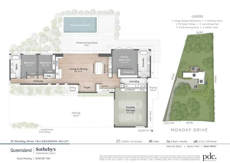 Floorplan of Homely house listing, 70 Monday Drive, Tallebudgera Valley QLD 4228