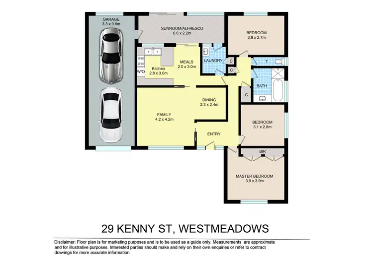 Floorplan of Homely house listing, 29 Kenny Street, Westmeadows VIC 3049