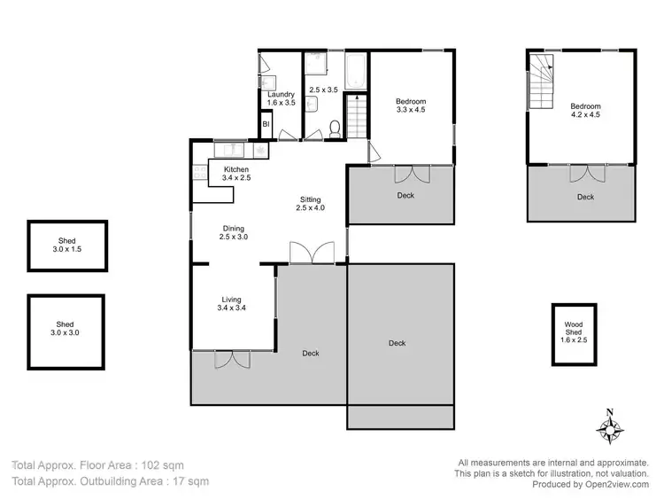 Floorplan of Homely house listing, 26 Ulvergerne Street, Dodges Ferry TAS 7173