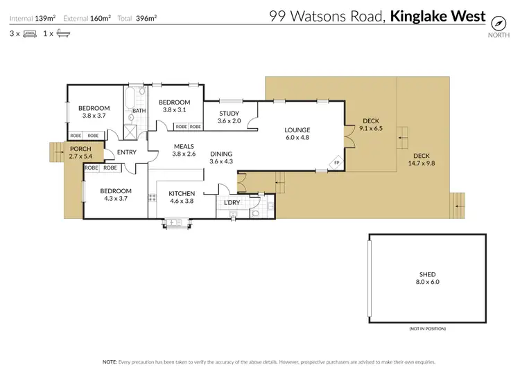 Floorplan of Homely house listing, 99 Watsons Road, Kinglake West VIC 3757