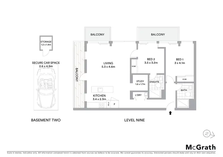 Floorplan of Homely apartment listing, 910/470 St Kilda Road, Melbourne VIC 3004