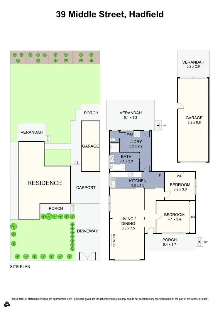 Floorplan of Homely house listing, 39 Middle Street, Hadfield VIC 3046