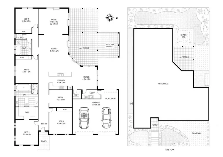 Floorplan of Homely house listing, 26 Mandalay Circuit, Beveridge VIC 3753