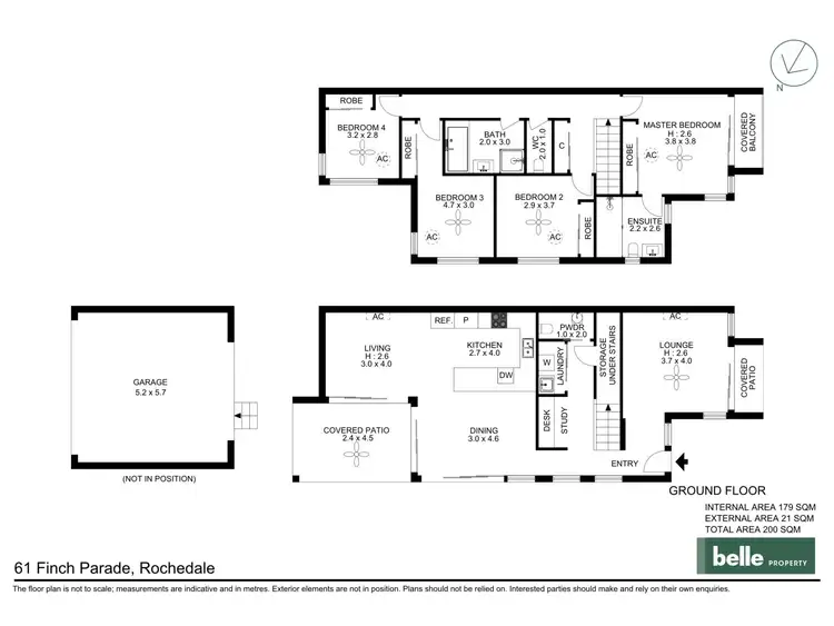 Floorplan of Homely house listing, 61 Finch Parade, Rochedale QLD 4123