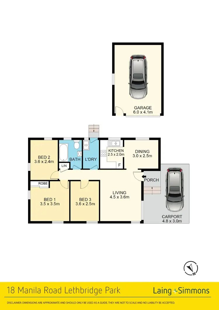 Floorplan of Homely house listing, 18 Manila Road, Lethbridge Park NSW 2770
