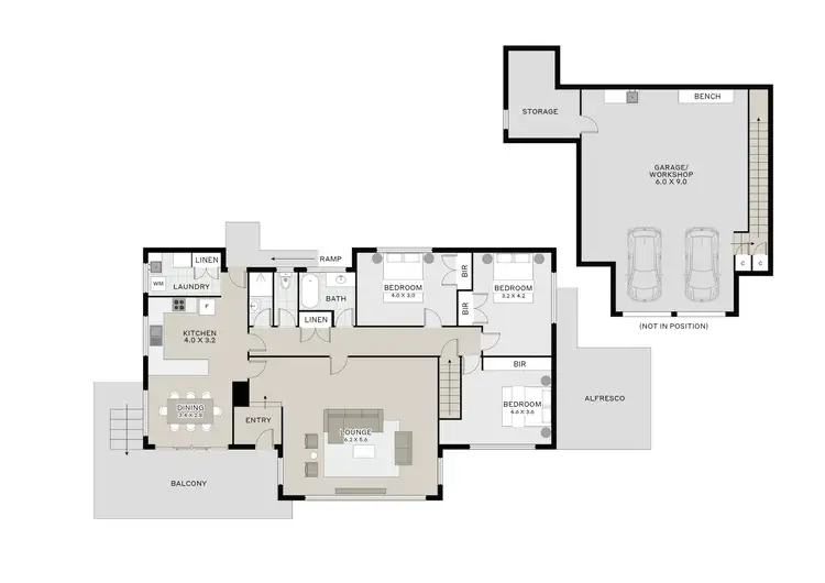Floorplan of Homely house listing, 28 Chifley Street, Kings Meadows TAS 7249