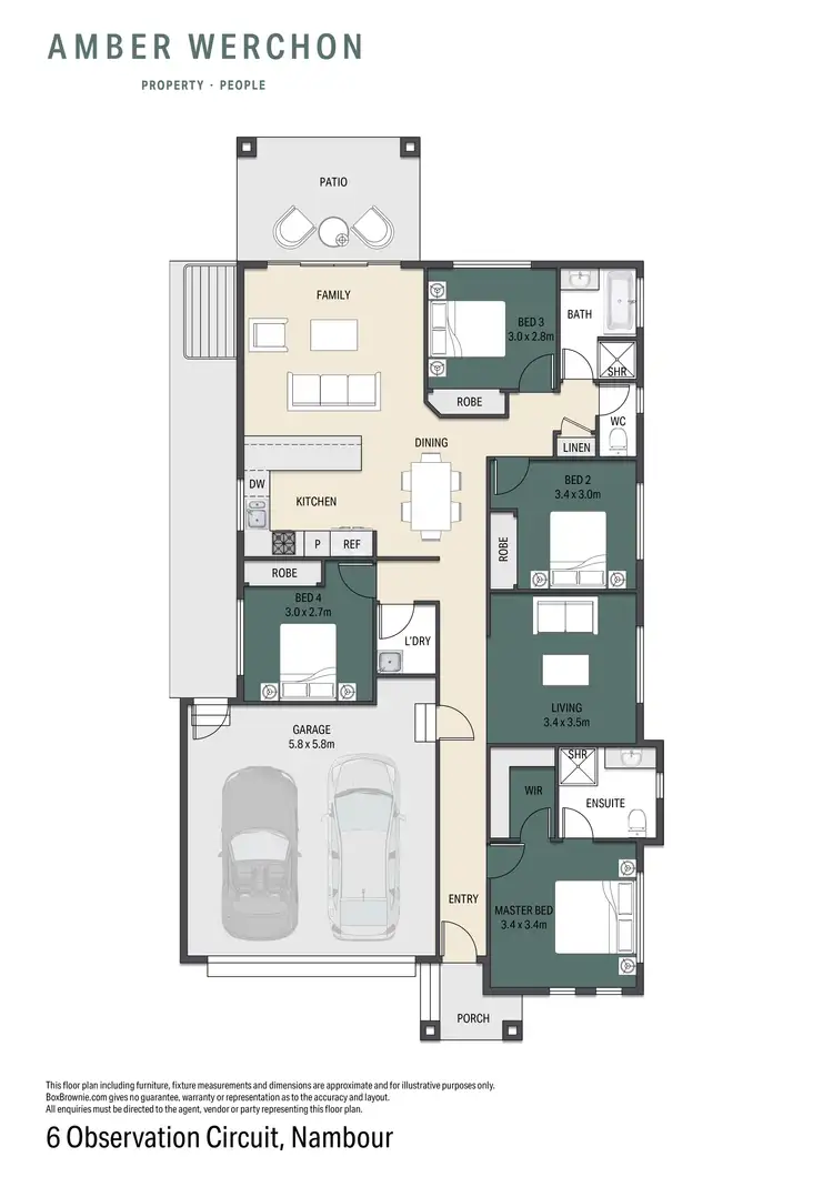 Floorplan of Homely house listing, 6 Observation Circuit, Nambour QLD 4560
