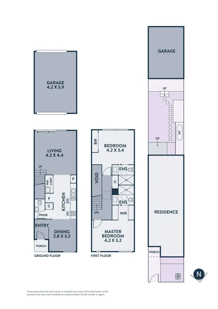 Floorplan of Homely house listing, 23 Camera Walk, Coburg North VIC 3058