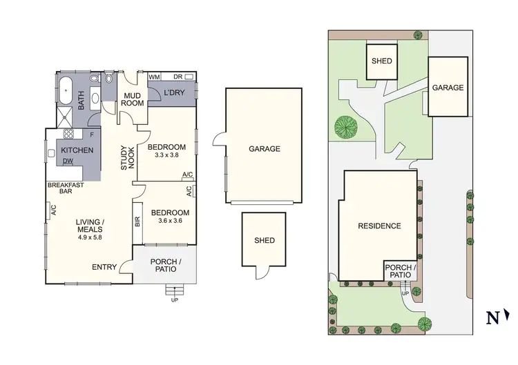 Floorplan of Homely house listing, 7 Mena Avenue, Croydon VIC 3136