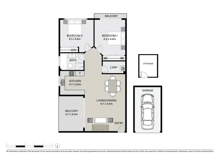Floorplan of Homely unit listing, 8/95 Great Western Highway, Parramatta NSW 2150