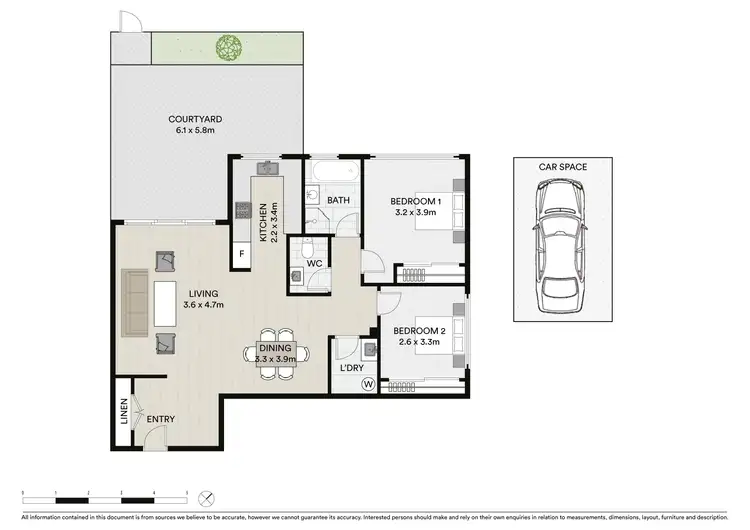 Floorplan of Homely unit listing, 5/2 Charles Street, Parramatta NSW 2150