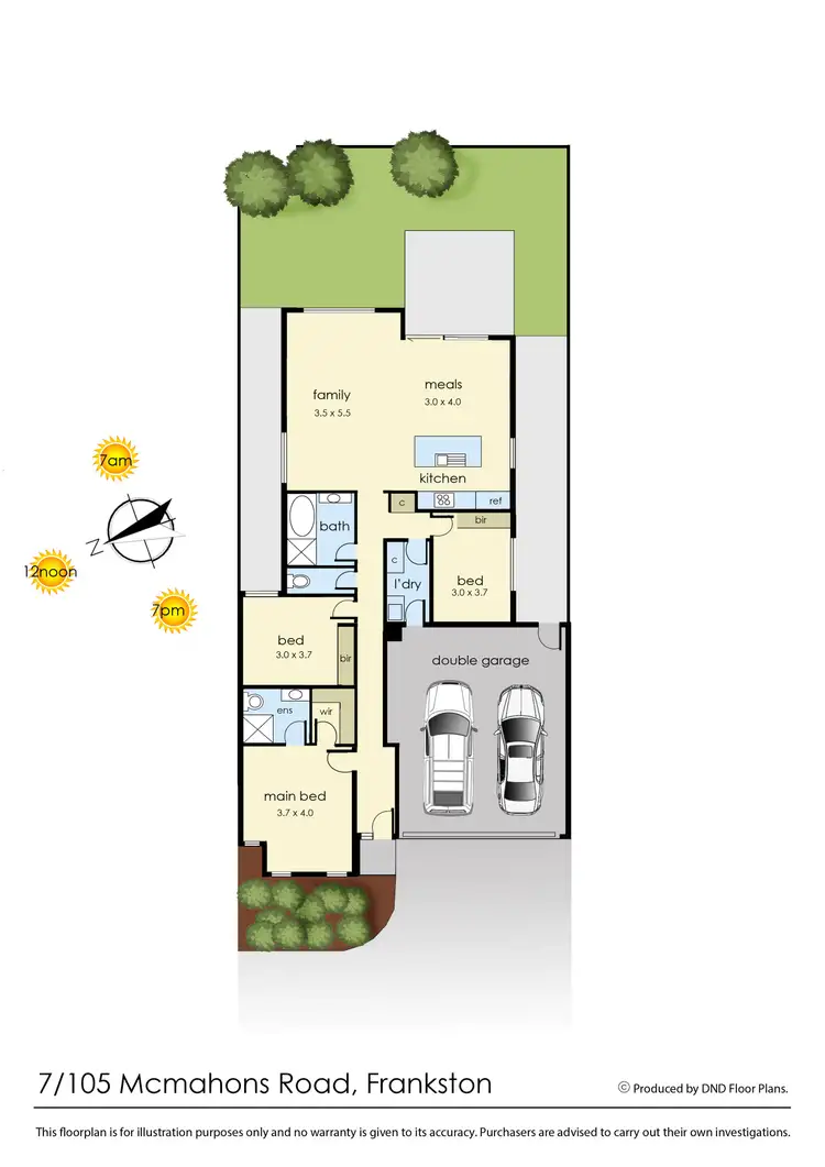 Floorplan of Homely unit listing, 7/105 McMahons Road, Frankston VIC 3199