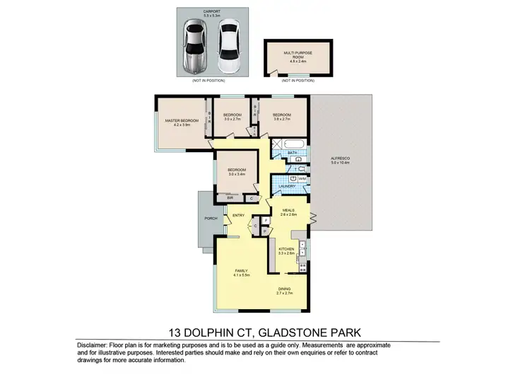 Floorplan of Homely house listing, 13 Dolphin Court, Gladstone Park VIC 3043