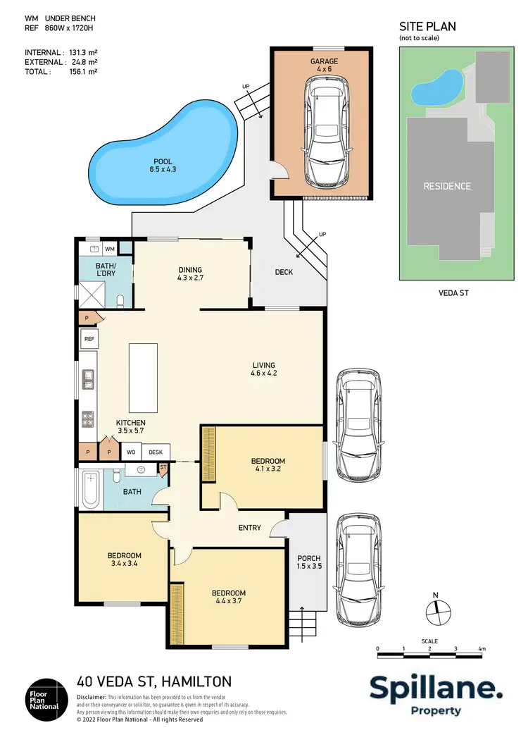 Floorplan of Homely house listing, 40 Veda Street, Hamilton NSW 2303