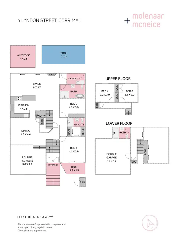Floorplan of Homely house listing, 4 Lyndon Street, Corrimal NSW 2518