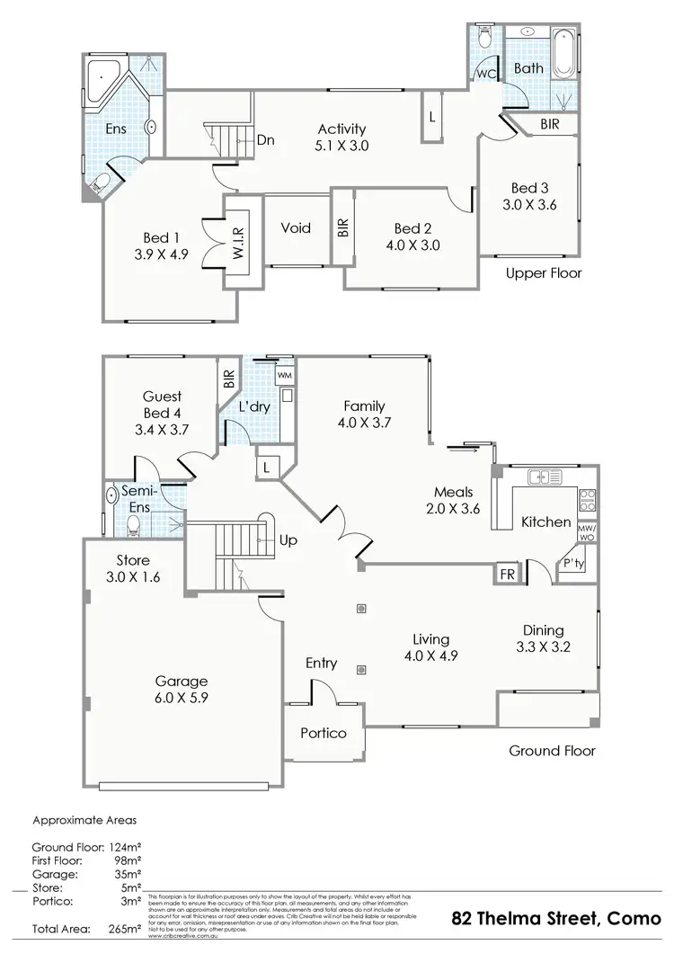 Floorplan of Homely house listing, 82 Thelma Street, Como WA 6152