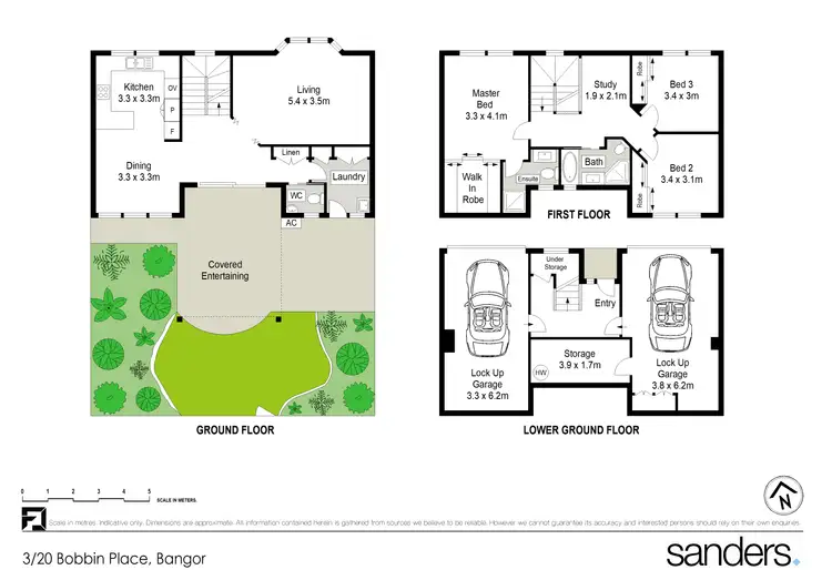 Floorplan of Homely townhouse listing, 3/20 Bobbin Place, Bangor NSW 2234