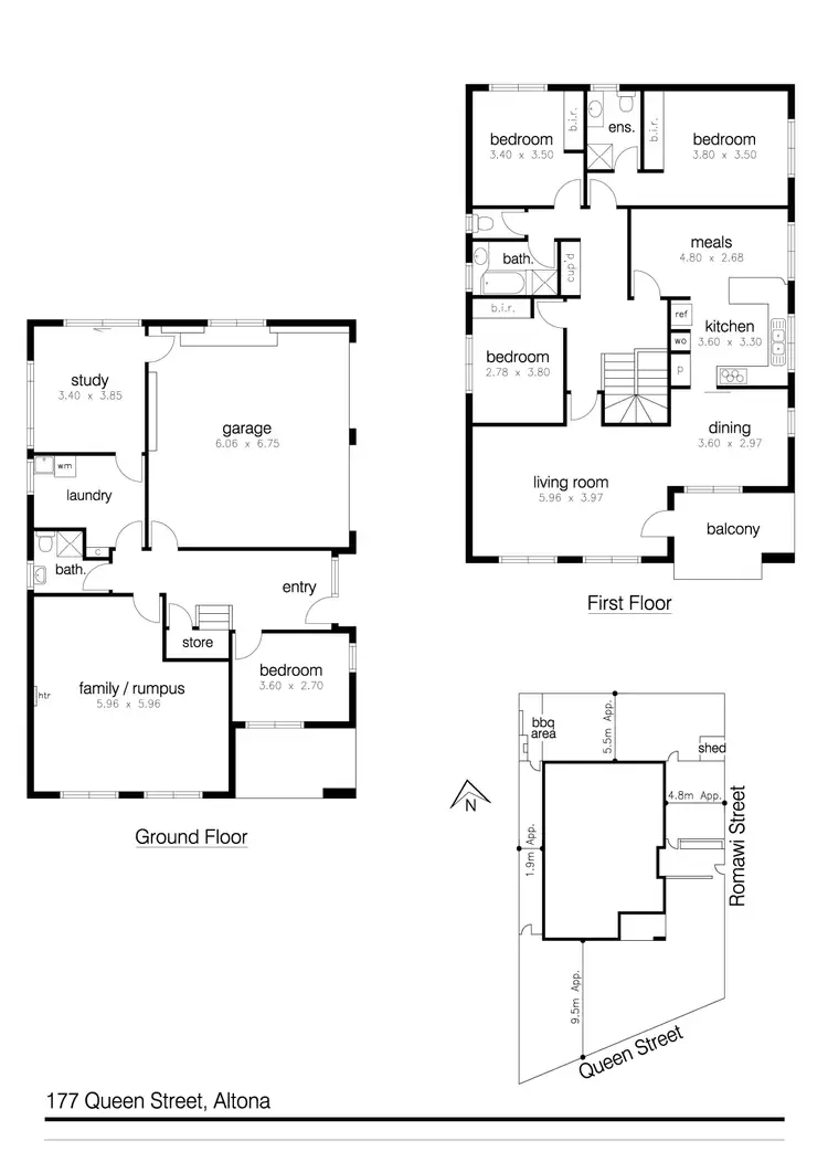 Floorplan of Homely house listing, 177 Queen Street, Altona VIC 3018