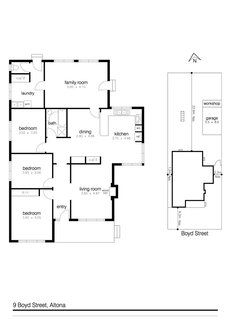 Floorplan of Homely house listing, 9 Boyd Street, Altona VIC 3018