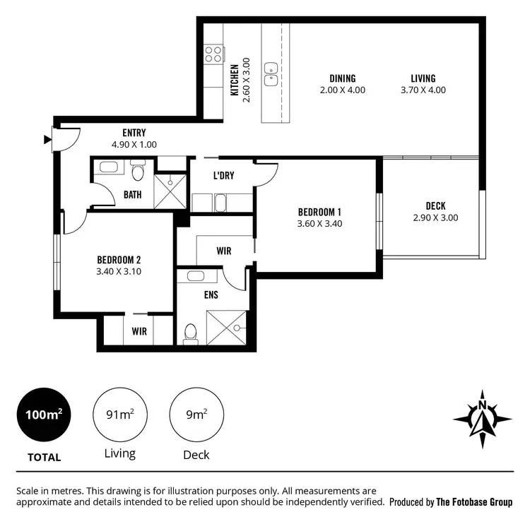 Floorplan of Homely apartment listing, 507/254-256 The Parade, Norwood SA 5067