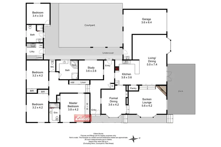 Floorplan of Homely rural property listing, 592 Murchison Highway, Elliott TAS 7325