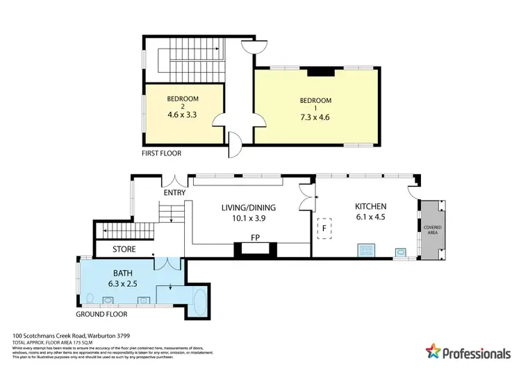 Floorplan of Homely house listing, 100 Scotchmans Creek Road, Warburton VIC 3799