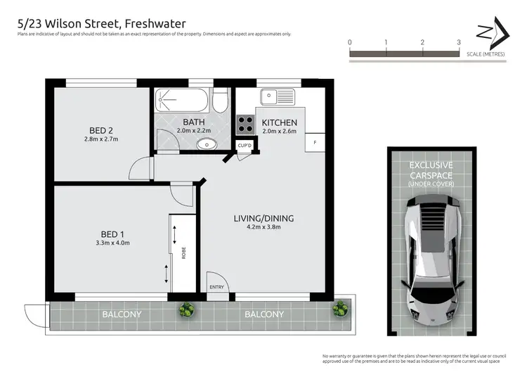 Floorplan of Homely apartment listing, 5/23 Wilson Street, Freshwater NSW 2096