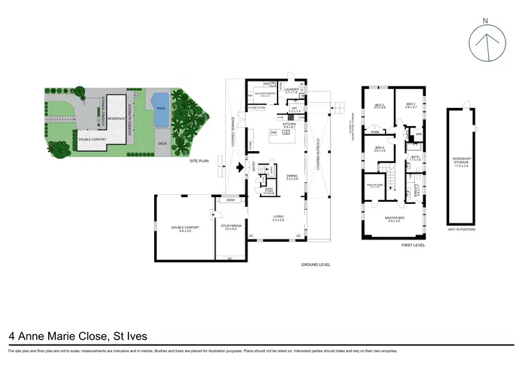 Floorplan of Homely house listing, 4 Anne Marie Close, St Ives NSW 2075