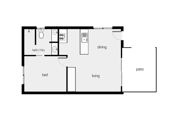 Floorplan of Homely unit listing, 6/163 Buchan Street, Bungalow QLD 4870