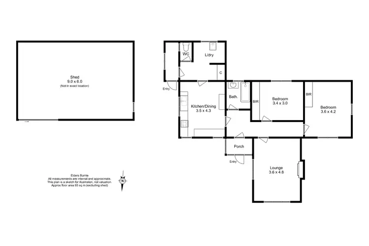 Floorplan of Homely house listing, 1433 Murchison Highway, Yolla TAS 7325
