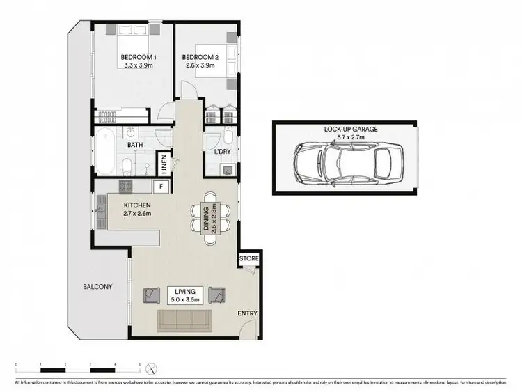 Floorplan of Homely unit listing, 3/57 Lane Street, Wentworthville NSW 2145