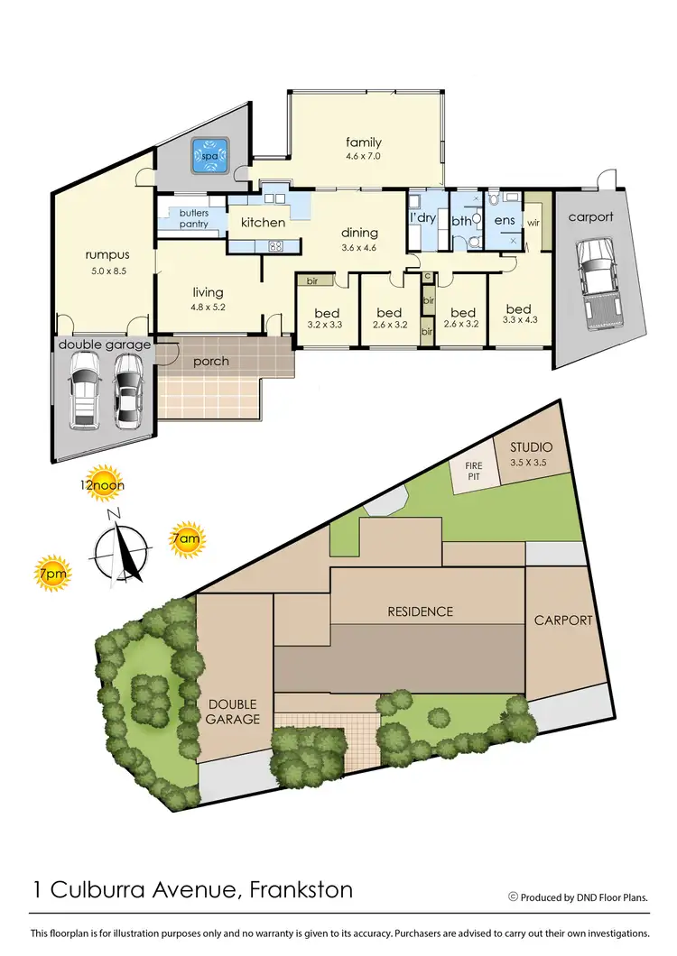 Floorplan of Homely house listing, 1 Culburra Avenue, Frankston VIC 3199