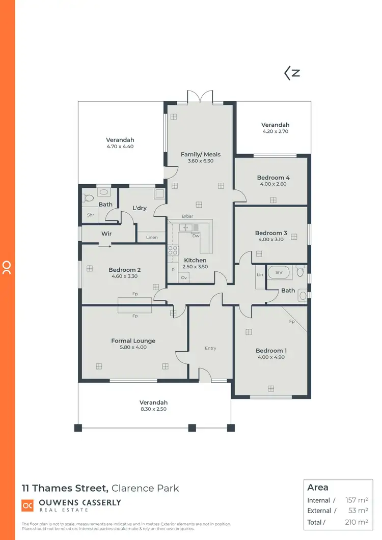 Floorplan of Homely house listing, 11 Thames Street, Clarence Park SA 5034