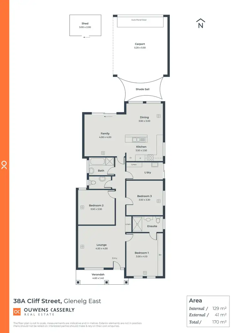 Floorplan of Homely house listing, 38A Cliff Street, Glenelg East SA 5045