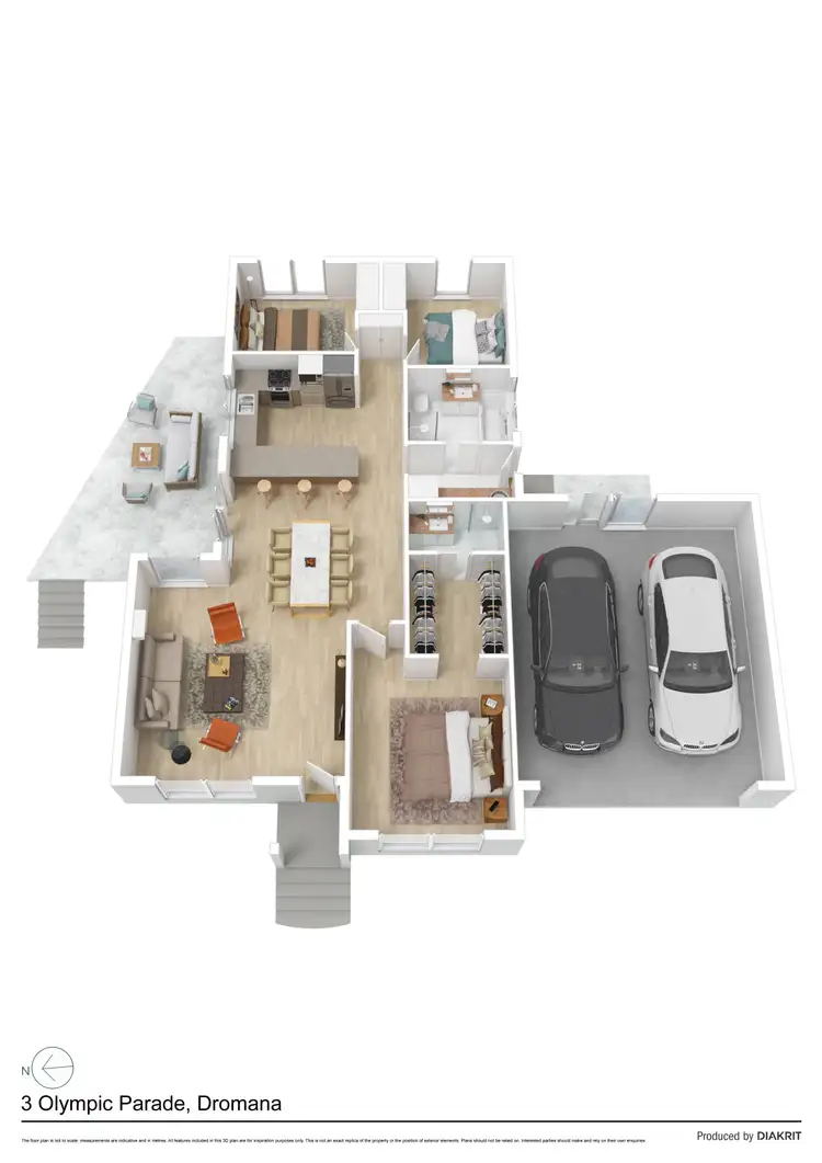 Floorplan of Homely house listing, 3 Olympic Parade, Dromana VIC 3936