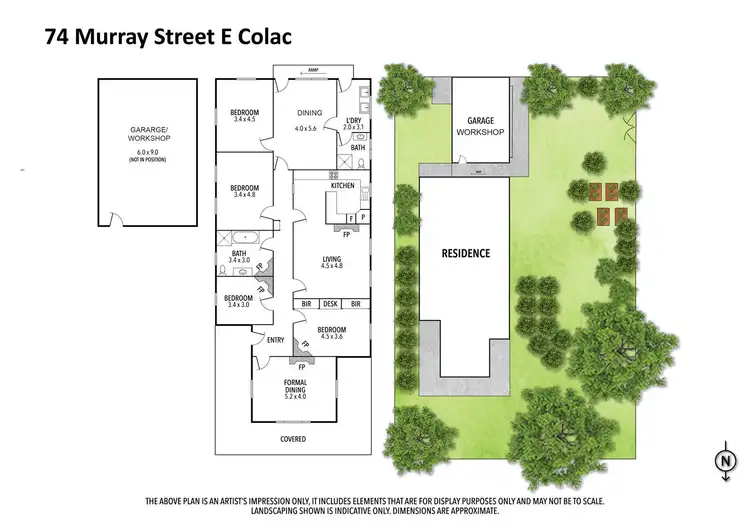 Floorplan of Homely house listing, 74 Murray Street East, Colac VIC 3250