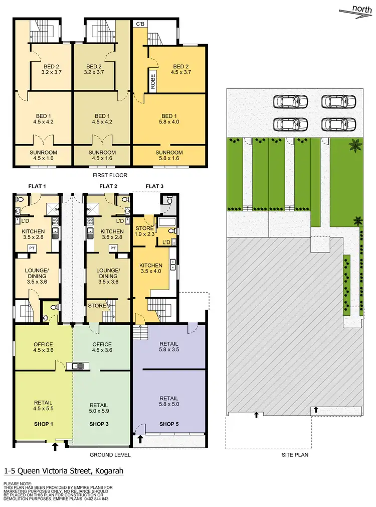 Floorplan of Homely block of units listing, 1-5 Queen Victoria Street, Kogarah NSW 2217