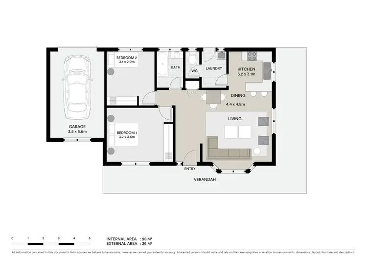 Floorplan of Homely house listing, 4/415 Learmonth Street, Buninyong VIC 3357