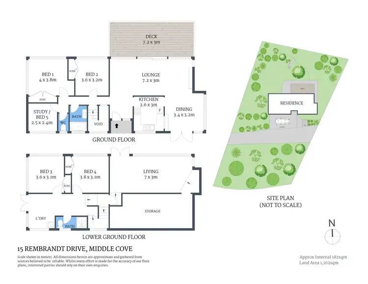 Floorplan of Homely house listing, 15 Rembrandt Drive, Middle Cove NSW 2068