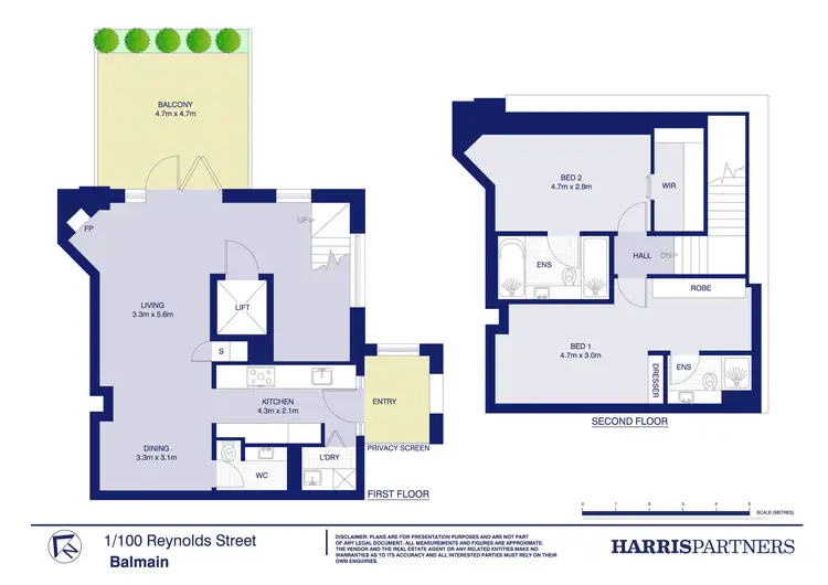 Floorplan of Homely house listing, 1/100 Reynolds Street, Balmain NSW 2041