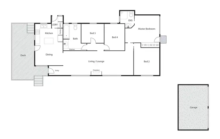 Floorplan of Homely house listing, 3 McLean Place, Curtin ACT 2605