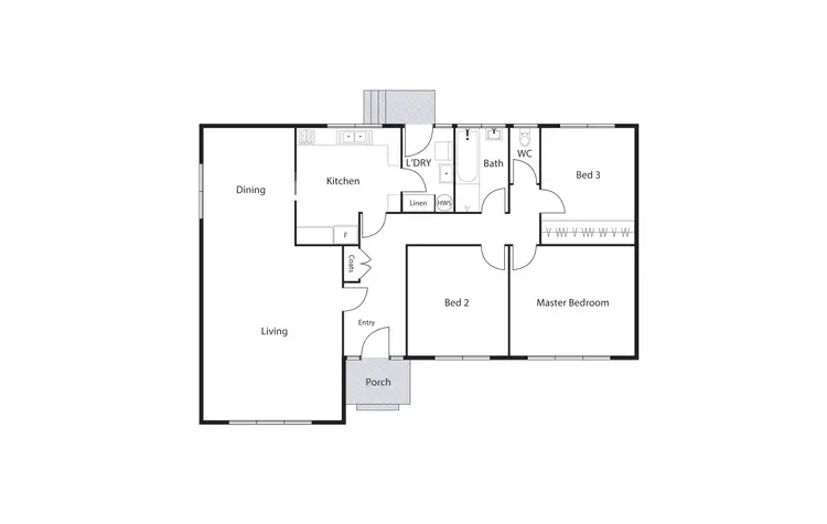 Floorplan of Homely house listing, 38 MacAlister Crescent, Curtin ACT 2605