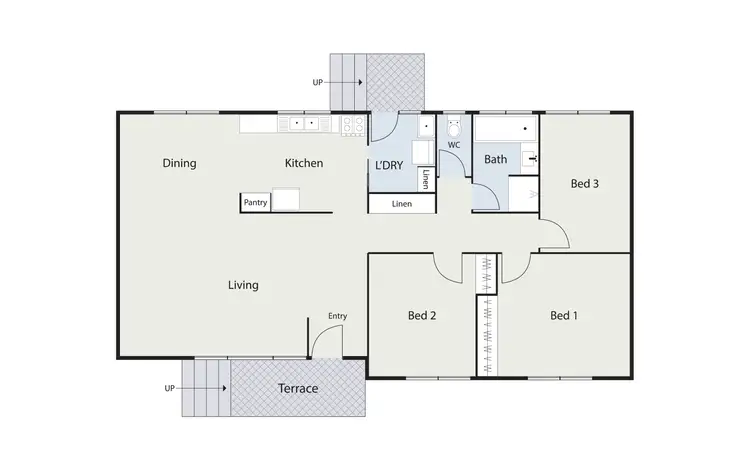 Floorplan of Homely house listing, 18 Goodenia Street, Rivett ACT 2611