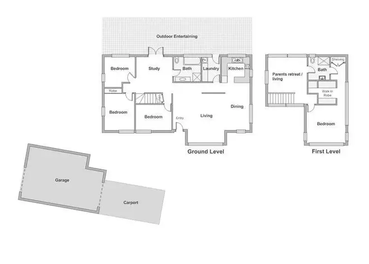 Floorplan of Homely house listing, 16 McCulloch Street, Curtin ACT 2605