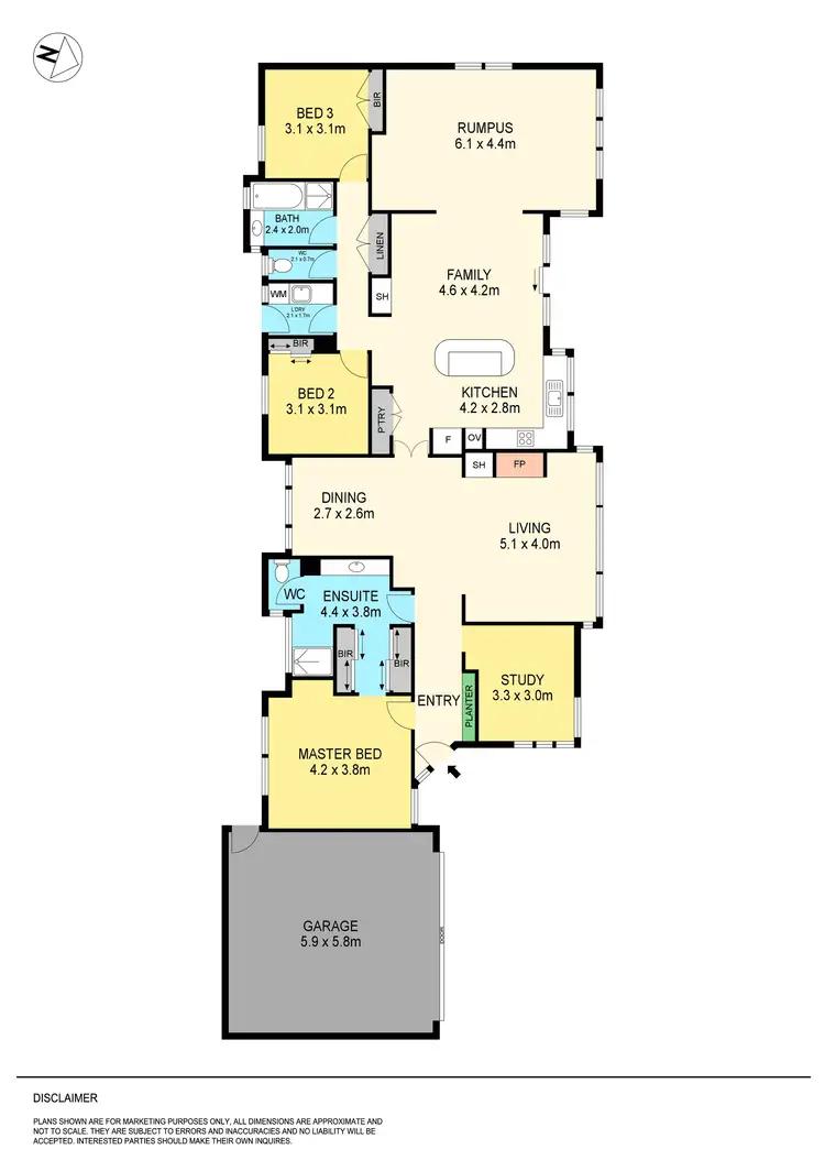 Floorplan of Homely house listing, 61 Elaine Avenue, Alfredton VIC 3350