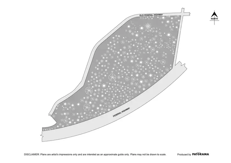 Floorplan of Homely land listing, 384 Old Federal Highway, Bywong NSW 2621