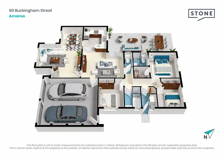 Floorplan of Homely house listing, 60 Buckingham Street, Amaroo ACT 2914