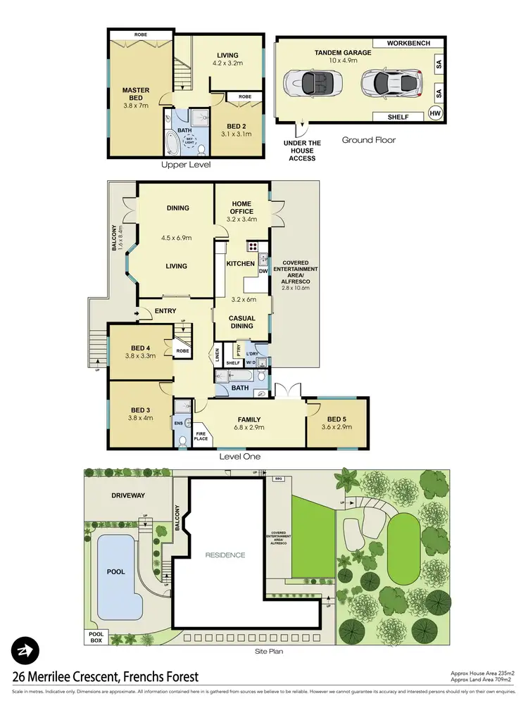 Floorplan of Homely house listing, 26 Merrilee Crescent, Frenchs Forest NSW 2086