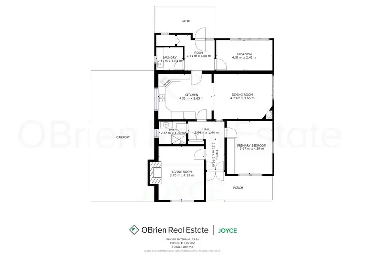 Floorplan of Homely house listing, 18 Green Street, Wangaratta VIC 3677